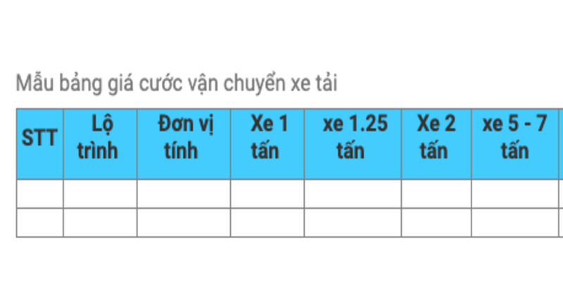 bang-gia-cuoc-van-chuyen-xe-tai