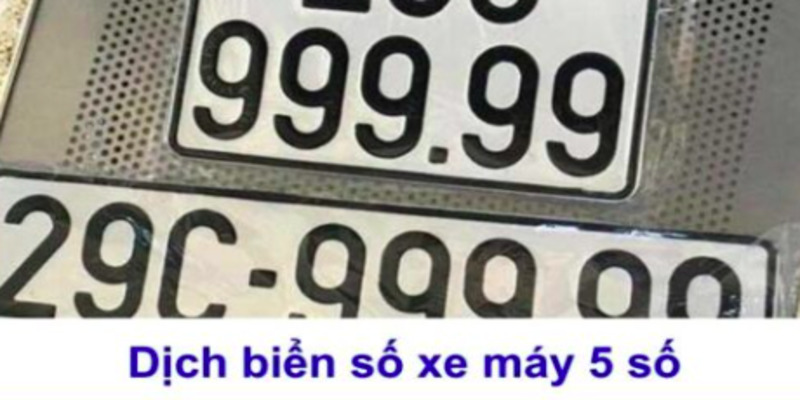 Bảng ý nghĩa các con số dịch biển số