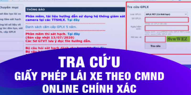 Có thể tìm số giấy phép lái xe bằng CMND không